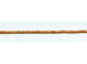 Sunstone 3mm Faceted Rondell