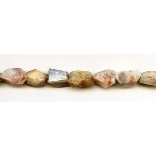 217-1224 Sunstone <br>10x Faceted Nugget