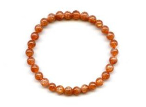 Golden Sunstone 6mm Round Bracelet