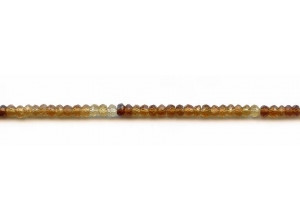 Hessonite Garnet 4mm Faceted Rondell