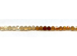 Hessonite 5-6mm Faceted Coin