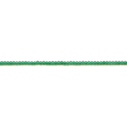 222-1066 Green Onyx <br>2mm Round