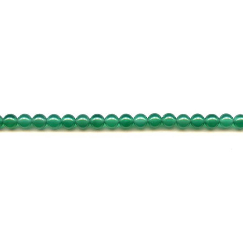 222-1120 Green Onyx <br>6-6.5mm Round
