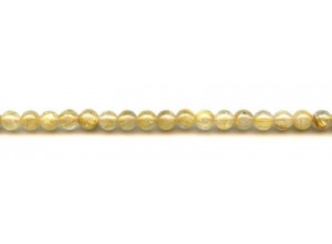 Rutilated Quartz 6mm Round