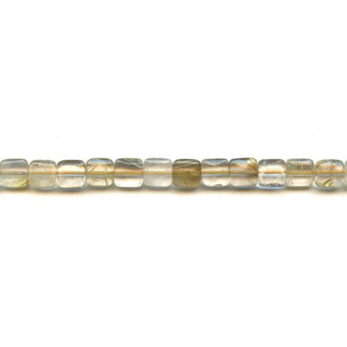 225-1243 Rutilated Quartz <br>8x8 Flat Square