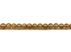 Rutilated Quartz 7.5mm Round