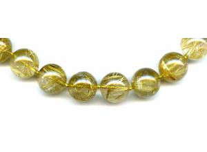 Rutilated Quartz 13-15mm Round