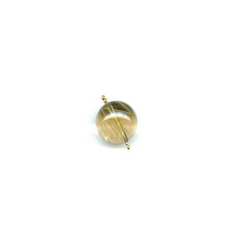 225-1930 Rutilated Quartz <br>18mm Round