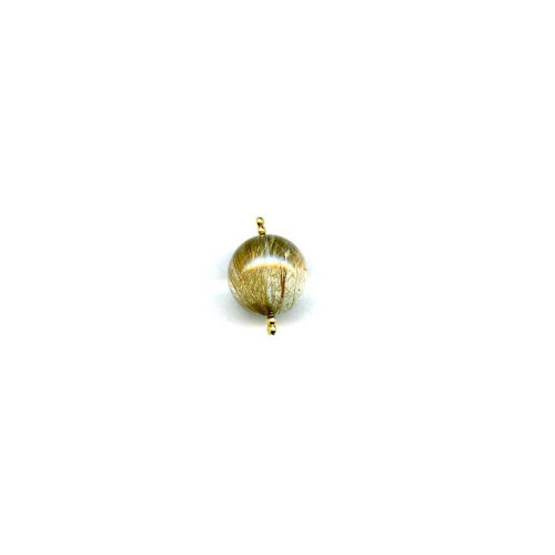 225-1934 Rutilated Quartz <br>15mm Round