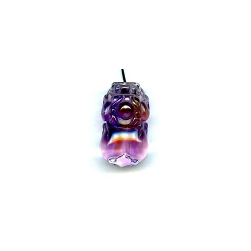 L4483-004D Ametrine <br>35x Carved Pichiu Pendant