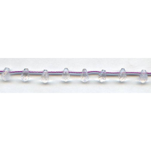 236-1033 Lavender Quartz <br>6x9 Teardrop Briolette