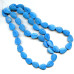 169-1049 Turquoise Howlite <br>15x20 Leaf