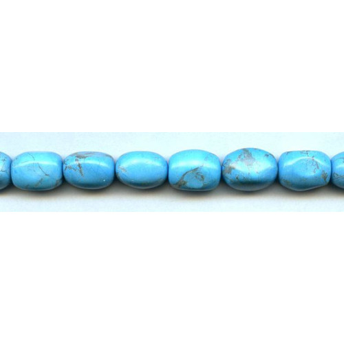 239-1026 Turquoise Howlite <br>12x16 Rectangle Nugget