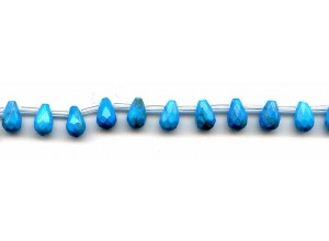 Turquoise Howlite 6x9 Teardrop Briolette