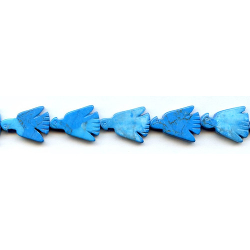 239-1186 Turquoise Howlite <br>13-15x18-20 Eagle