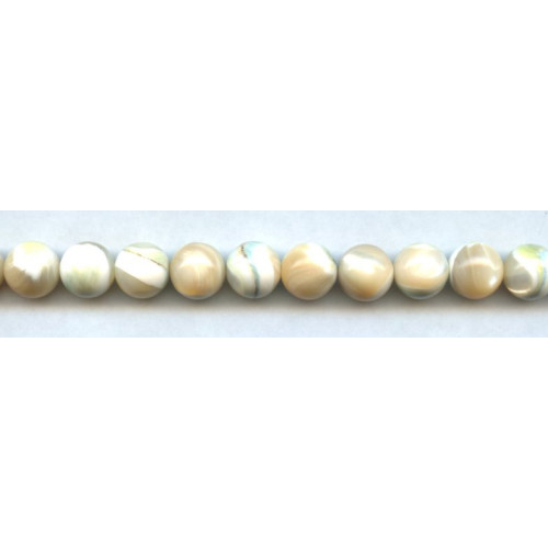 245-1326 Natural Mother of Pearl <br>10mm Round