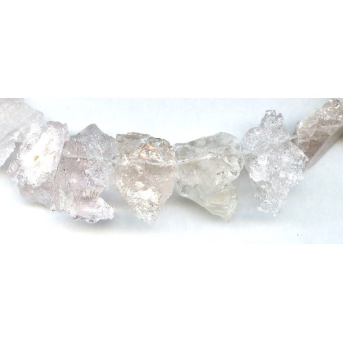 L3614-002B Morganite <br>16-28x Rough Drop
