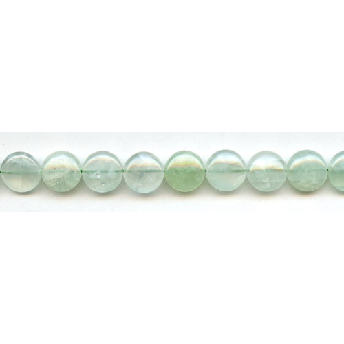 252-0002 Prehnite <br>12mm Puffy Dime
