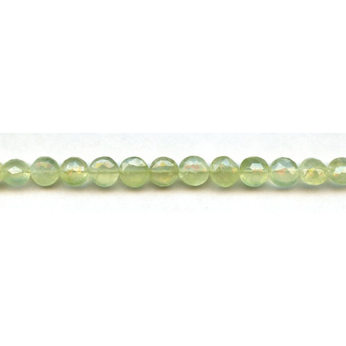 252-0055 Prehnite <br>8mm Faceted Coin