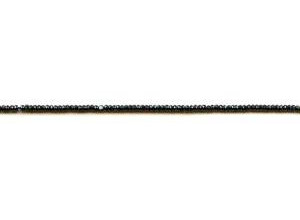 Black Spinel 2-2.2mm Faceted Rondell