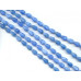 256-1039 Blue Agate <br>10x17 Corrugated Teardrop