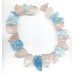 259-1093 Morganite + Aquamarine <br>27-47x Rough Drop