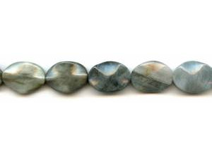 Natural Cat's Eye 15x20 Waved Flat Oval