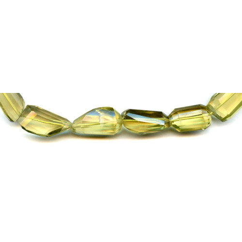 262-1122 Lemon Quartz <br>10-12x Faceted Nugget