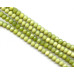 264-1140 Olive Jade <br>14mm Faceted Rondell