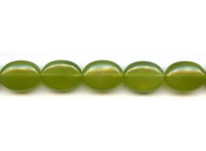 Olive Jade 15x20 Oval Pebble