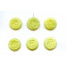 264-1231 Olive Jade <br>35mm Flower Pendant