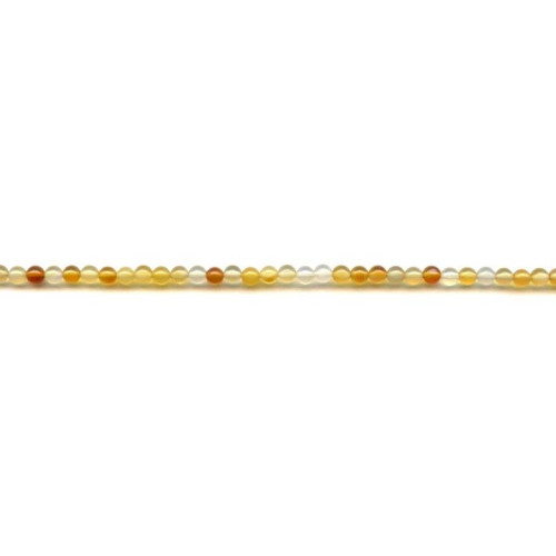 183-1099 Natural Carnelian <br>3mm Round