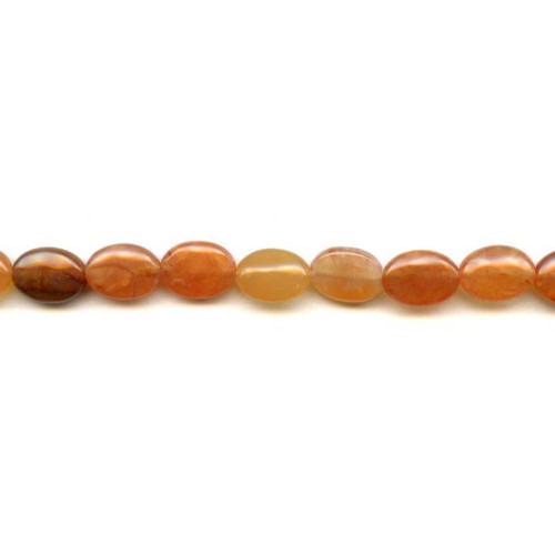 265-1296 Natural Carnelian <br>10x14 Flat Oval