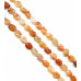 265-1330 Natural Carnelian <br>15x20 Corrugated Flat Oval