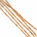 265-1335 Natural Carnelian <br>4x13 Tube