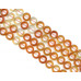 265-1355 Natural Carnelian <br>20mm Donut