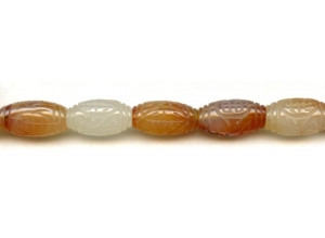 Natural Carnelian 12x20 Carved Oval