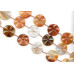 265-1758 Natural Carnelian <br>30-32x Flower