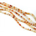 265-1772 Natural Carnelian <br>8mm Faceted Rondell