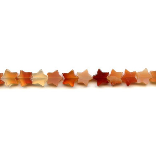265-1804 Natural Carnelian <br>11mm Star