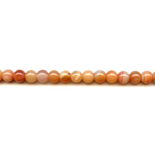 265-1818 Natural Carnelian <br>8mm Round