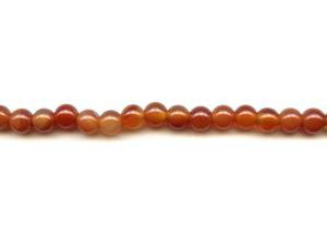 Natural Carnelian 7.5-8mm Round
