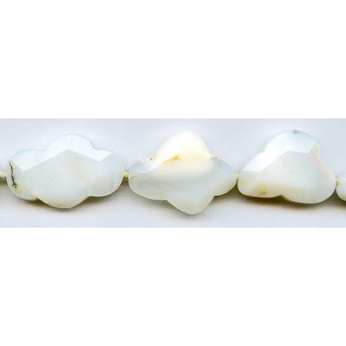 L1814-002 White Opal <br>16-24x Beveled Fancy Cloud Shape