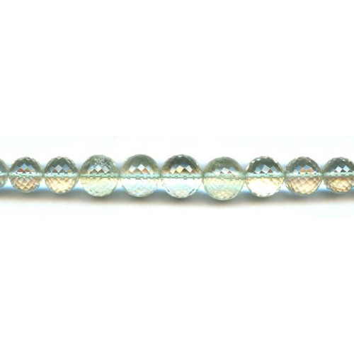 268-0093 Green Amethyst <br>9-12mm Faceted Round