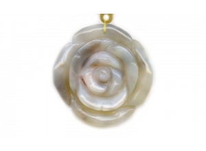 Ocean Jasper 49x Flower Pendant
