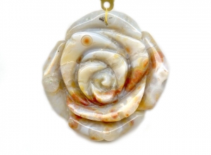 Ocean Jasper 62x Flower Pendant