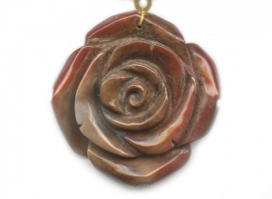 Ocean Jasper 65x Flower Pendant