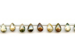 Ocean Jasper 8x12 Flat Pear Drop