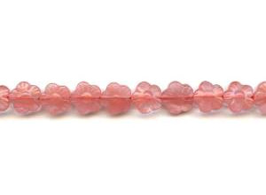 Cherry Quartz 12mm Flower