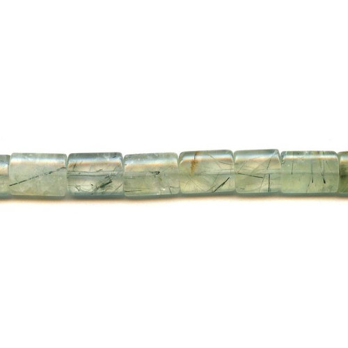278-1015 Green Tourmalinated Quartz <br>13x17 Oval Tube